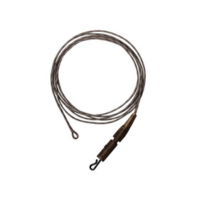 3 Leadcore Rigs mit Safety Clip Karpfen Vorfächer 45 lbs