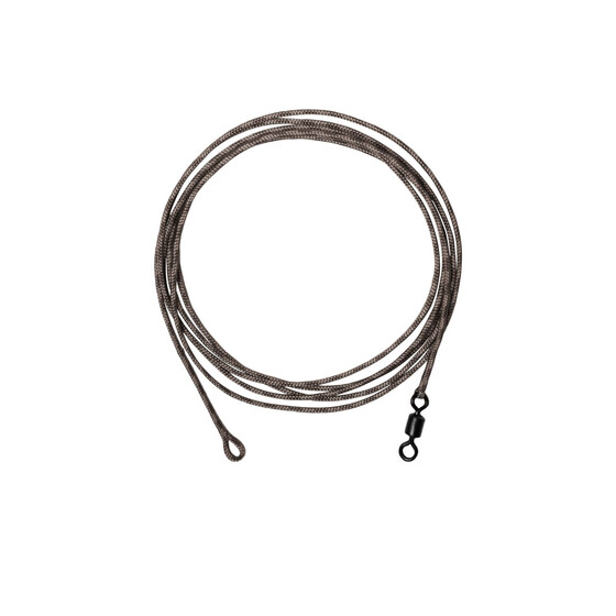 3 Leadcore Rigs mit Wirbel Karpfen Vorfcher 45 lbs
