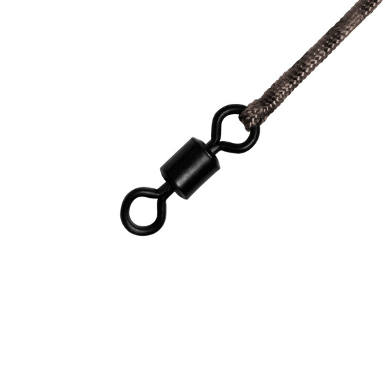 3 Leadcore Rigs mit Wirbel Karpfen Vorfcher 45 lbs