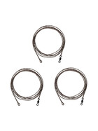3 Leadcore Rigs mit Wirbel Karpfen Vorfcher 45 lbs