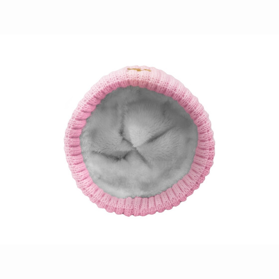 Pudelmtze Winter Mtzen mit Bommel Pink Queen