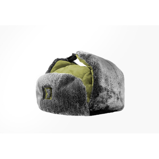 Fellmtze Boyar Mtze mit Ohrenklappen olivegrn