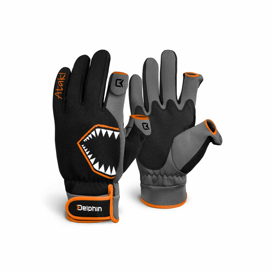 Neopren Handschuhe Delphin Angelhandschuhe L