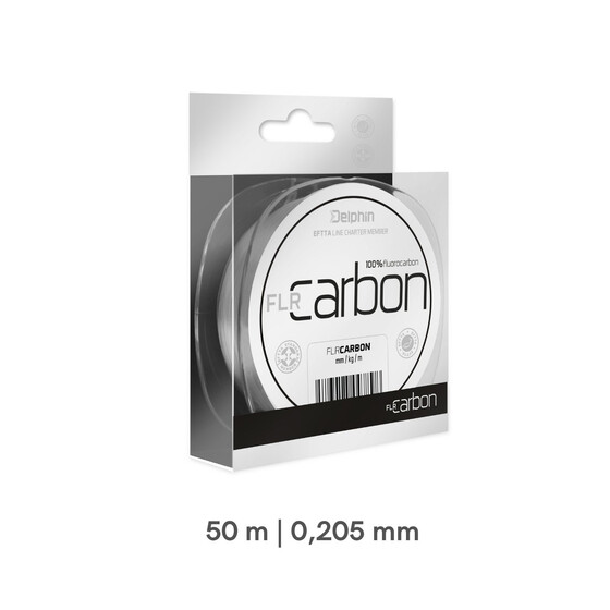 50 m Fluorocarbon Vorfach Schnur 0,205 mm 8,1lbs
