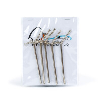 5 Anti Tangle Boom gebogen mit Wirbel 10 - 20 cm 2