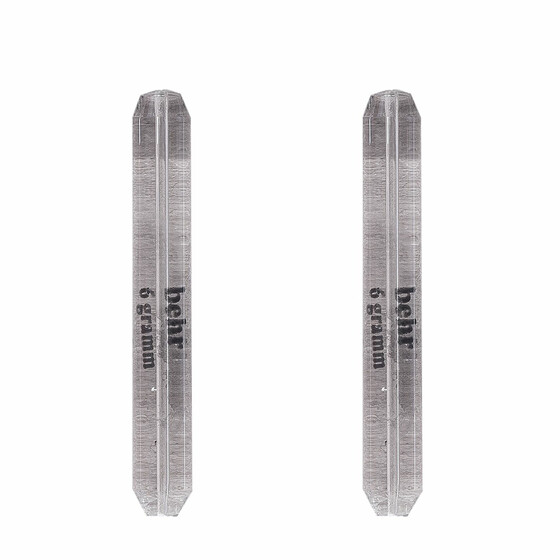 2 Stk Forellen Glasstifte Angel Gewicht sinkend 06 g
