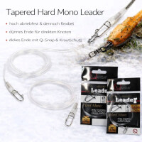 Quantum Q-Leader Hard Mono-Taper-Vorfach tran