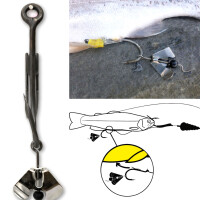 Black Cat Buzzer Haken Wels mit Spinnerb gallery