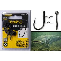 Black Cat Claw Single Hook Haken Wels Wallerhaken Gr. 7/0...