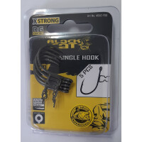 Black Cat Claw Single Hook Haken Wels Wallerhaken Gr. 7/0 2