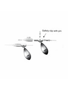 Safety Clips Lead Clip mit Pin 2