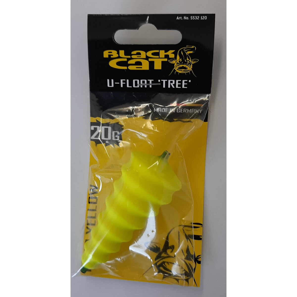 Black Cat U-Float Tree U Pose Waller Welsangeln fluo gelb 20g, 3,95