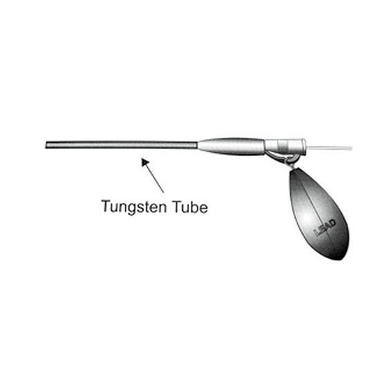 Tungsten Tube 1 m Wolfram Angel Schlauch sinkend