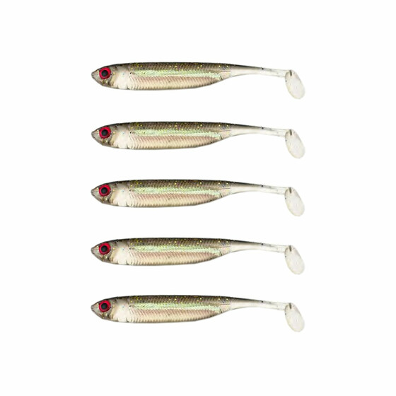 5 Stk Gummifische Dropshot Minnow  5 cm