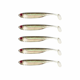5 Stk Gummifische Dropshot Minnow  8 cm