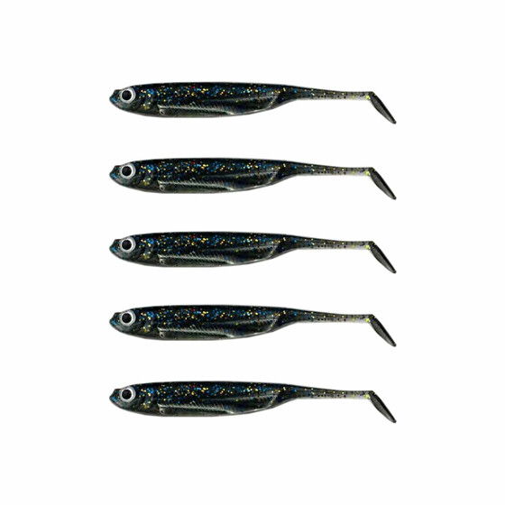 5 Stk Gummifische Dropshot Minnow  8 cm