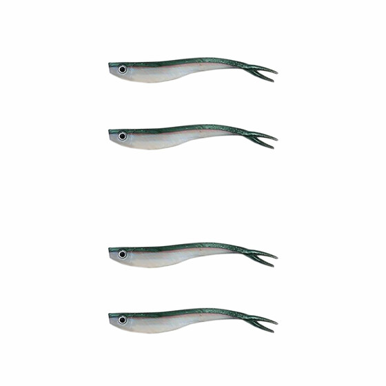 4 Stk Gummifische Drop Shot Hering