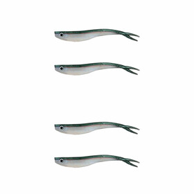 4 Stk Gummifische Drop Shot Hering