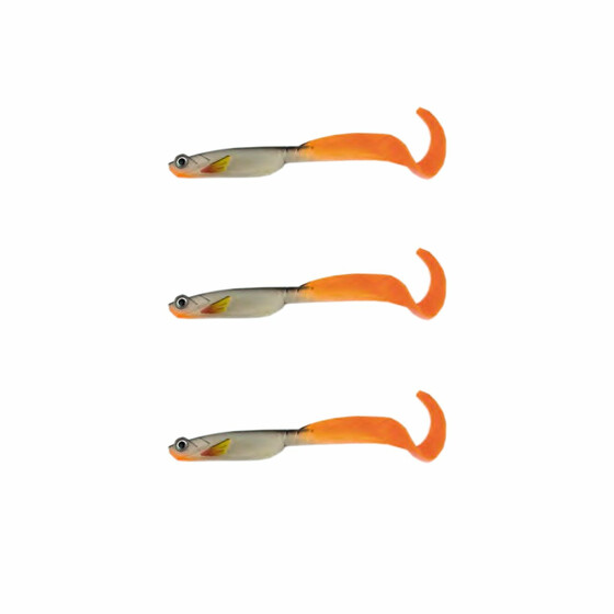 3 Stk Gummifisch Twister Minnow 11 cm