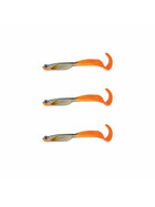 3 Stk Gummifisch Twister Minnow 11 cm
