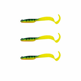 3 Stk Gummifisch Twister Minnow 11 cm