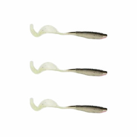 3 Stk Wurm Twister Softbaits 13 cm