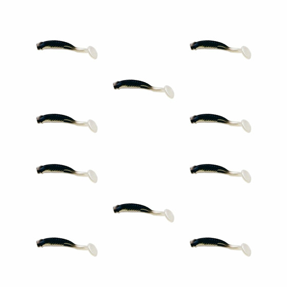 10 Stk Mini Softbaits Gummifische 3 cm
