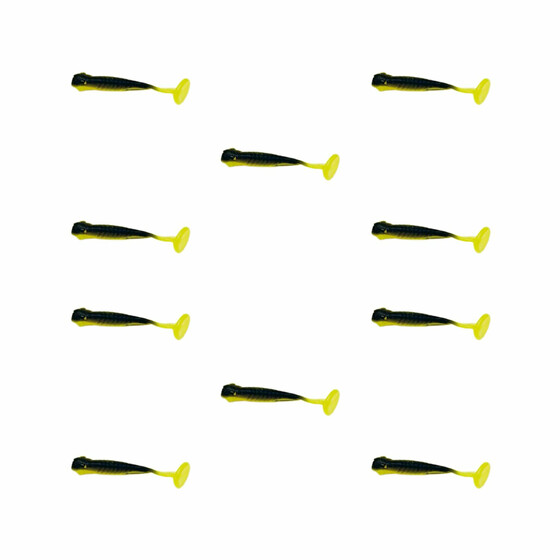 10 Stk Mini Softbaits Gummifische 3 cm