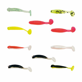 10 Stk Mini Softbaits Gummifische 5 cm - mix