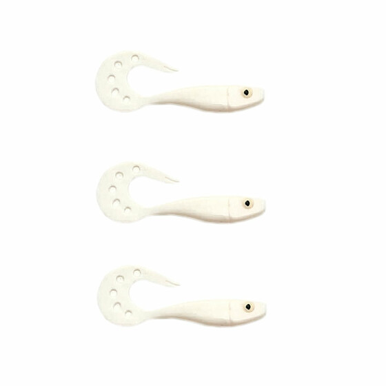 3 Stk Twister Shads Kunstkder 11 cm