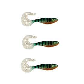 3 Stk Twister Shads Kunstköder 15 cm