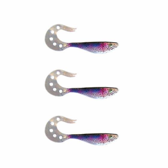 3 Stk Twister Shads Kunstkder 15 cm