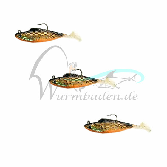 3 Stk Softbaits allround Gummifische 8 cm 03