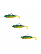 3 Stk Softbaits allround Gummifische 8 cm 04