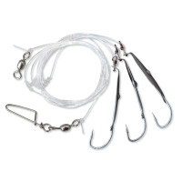 Rhino Köhler Vorfach Seelachs Meeresvorfach 1,00m rot/s