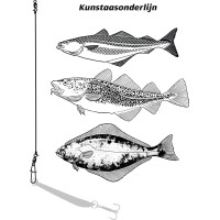 Rhino Spin Rig Spinnfischen Vorfach Meer 0,80m 2 Stück 