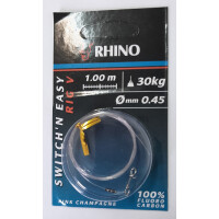 Pilker Rig leicht Rhino Switchn Easy RIG V 30kg 1,00m &Oslas