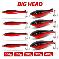 Rhino Big Head Salzwasser Pilker schwarz rot 