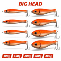 Rhino Big Head Salzwasser Pilker orange silbe