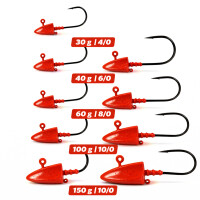 Rhino Jig Force Jigkopf Norwegen UV rot  gallery