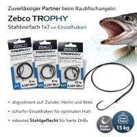 Zebco Trophy Stahlvorfach 1x7 Einzelhake gallery
