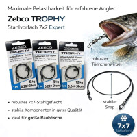Zebco Trophy Stahlvorfach 7x7 Hechtvorfa gallery