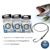 Zebco Trophy Stahlvorfach Einzelhaken Ra gallery
