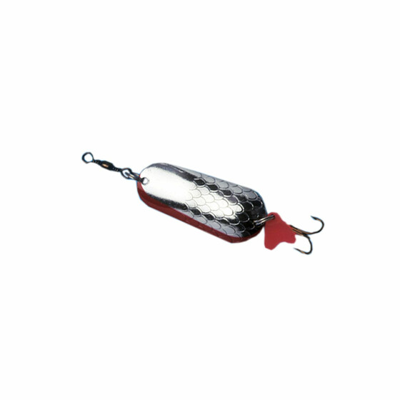 Hecht Blinker mit Drilling Lffelblinker silber 28 g