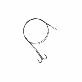 Stahl Vorfach Hecht 1x19 Drilling 10 kg - 60 cm