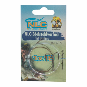 Stahl Vorfach Hecht 1x19 Drilling 8 kg - 50 cm