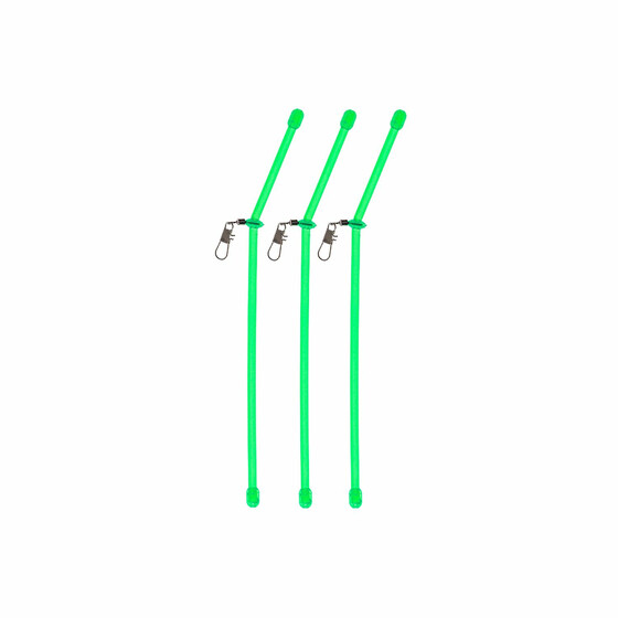 3 Stk Anti Tangle Boom mit Wirbel grün 10 cm