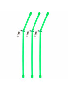 3 Stk Anti Tangle Boom mit Wirbel grün 2