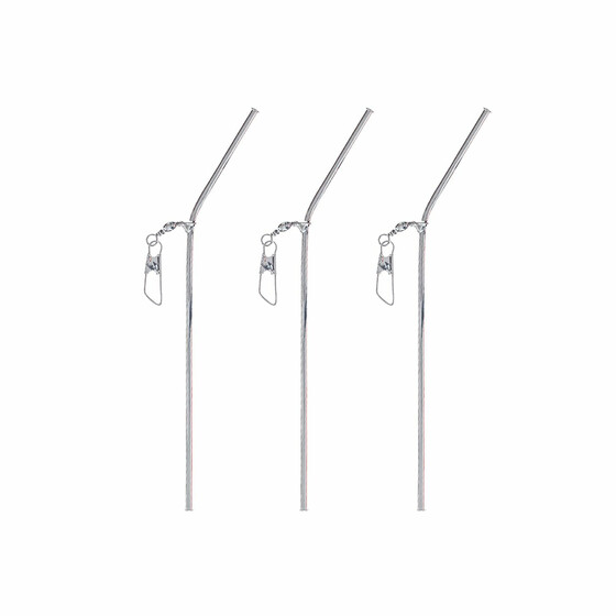 3 Stk Anti Tangle Boom mit Wirbel chrome 10 cm