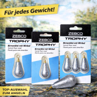 Zebco Trophy Birnenblei mit Wirbel Grund gallery